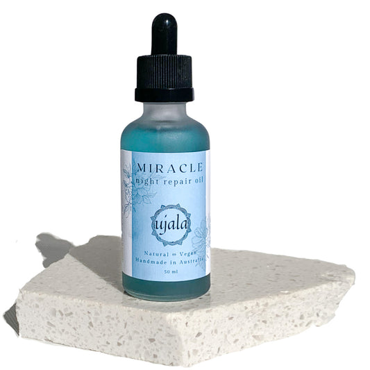 Miracle night repair lightweight face oil for blemish and combination skin